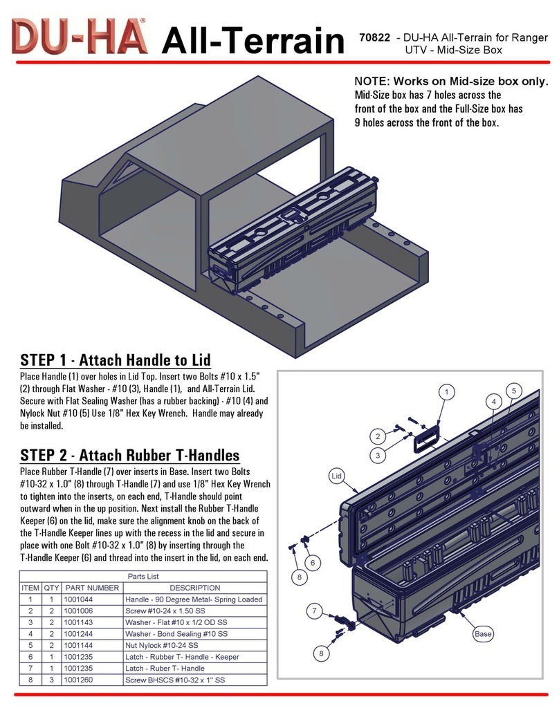 DU-HA 70822 manual