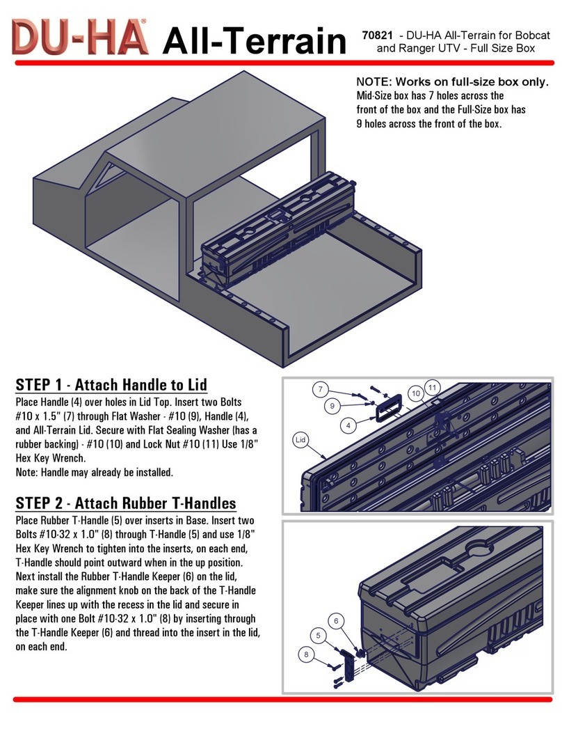 DU-HA 70821 manual