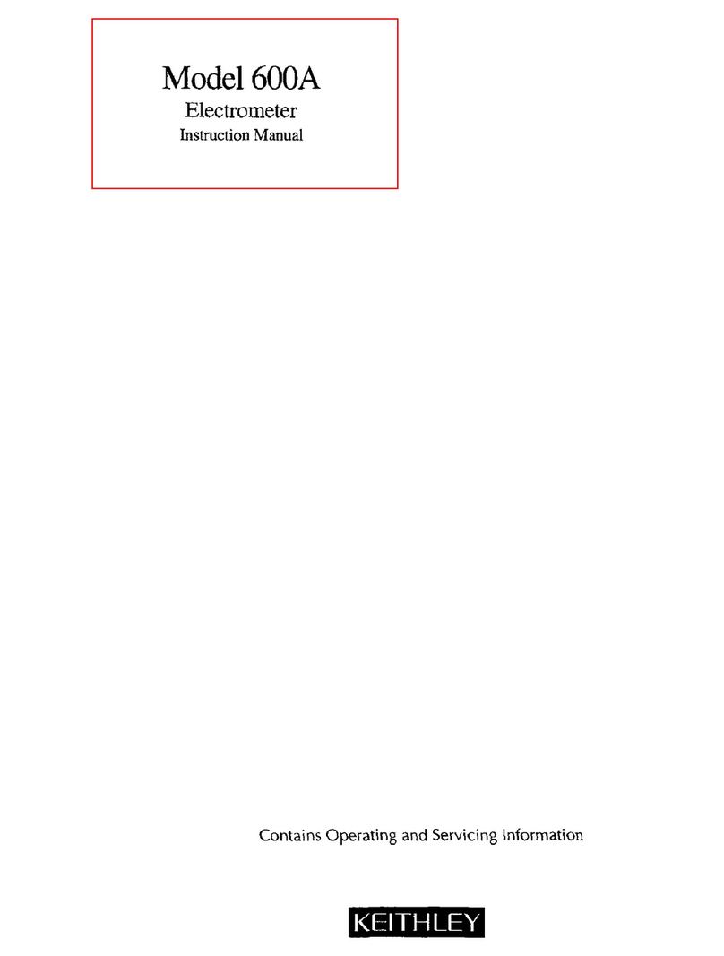Keithley 600A User manual