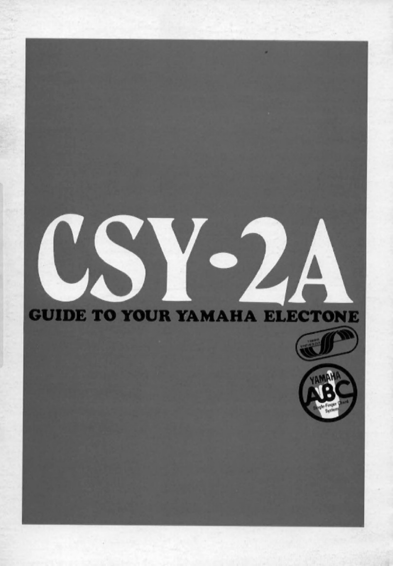 Yamaha Electone CSY-2A Guide