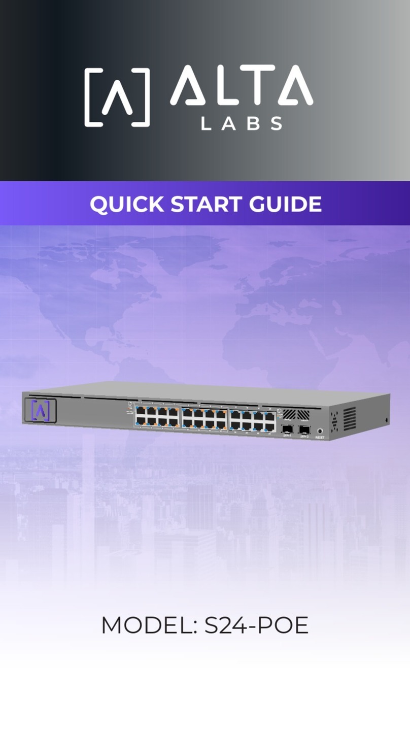 ALTA LABS S24-POE User manual