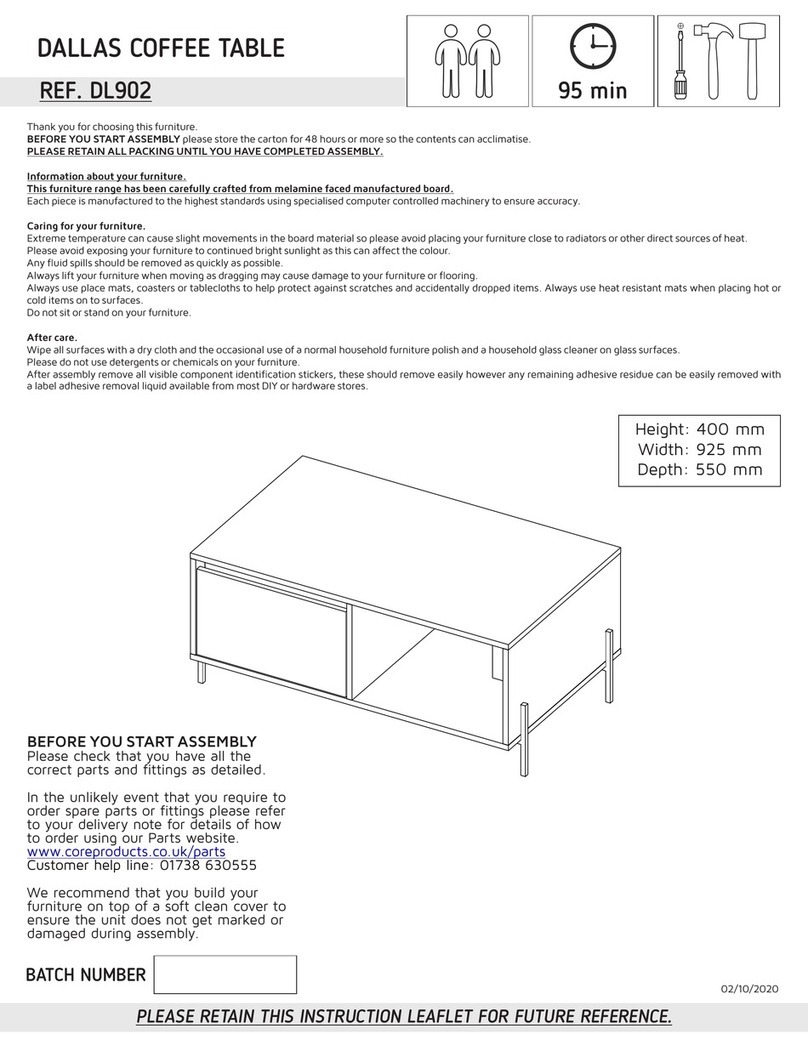 Core Products DALLAS DL902 User manual Core Products DALLAS DL902 User manual