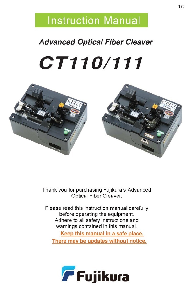 Fujikura CT110 User manual