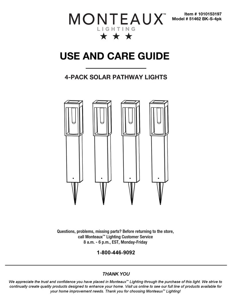 MONTEAUX 51462 BK-S-4pk Use and care guide