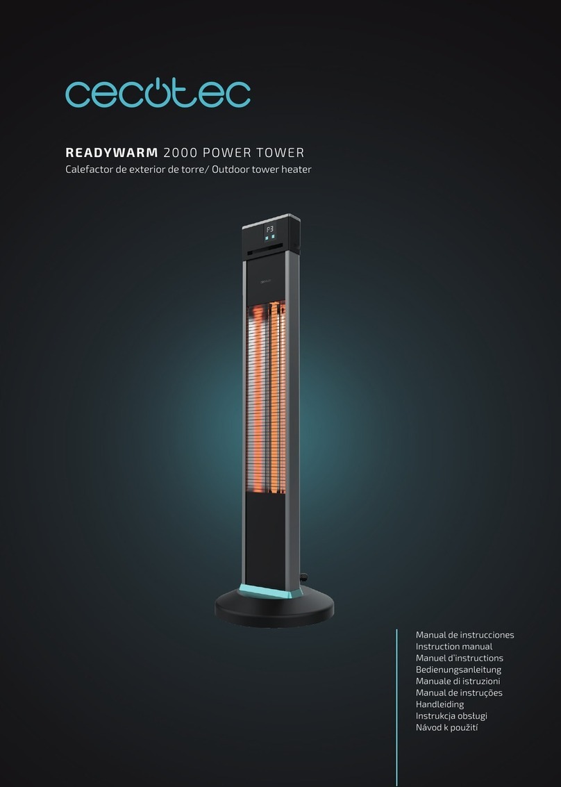 cecotec READYWARM 2000 POWER TOWER instruction manual