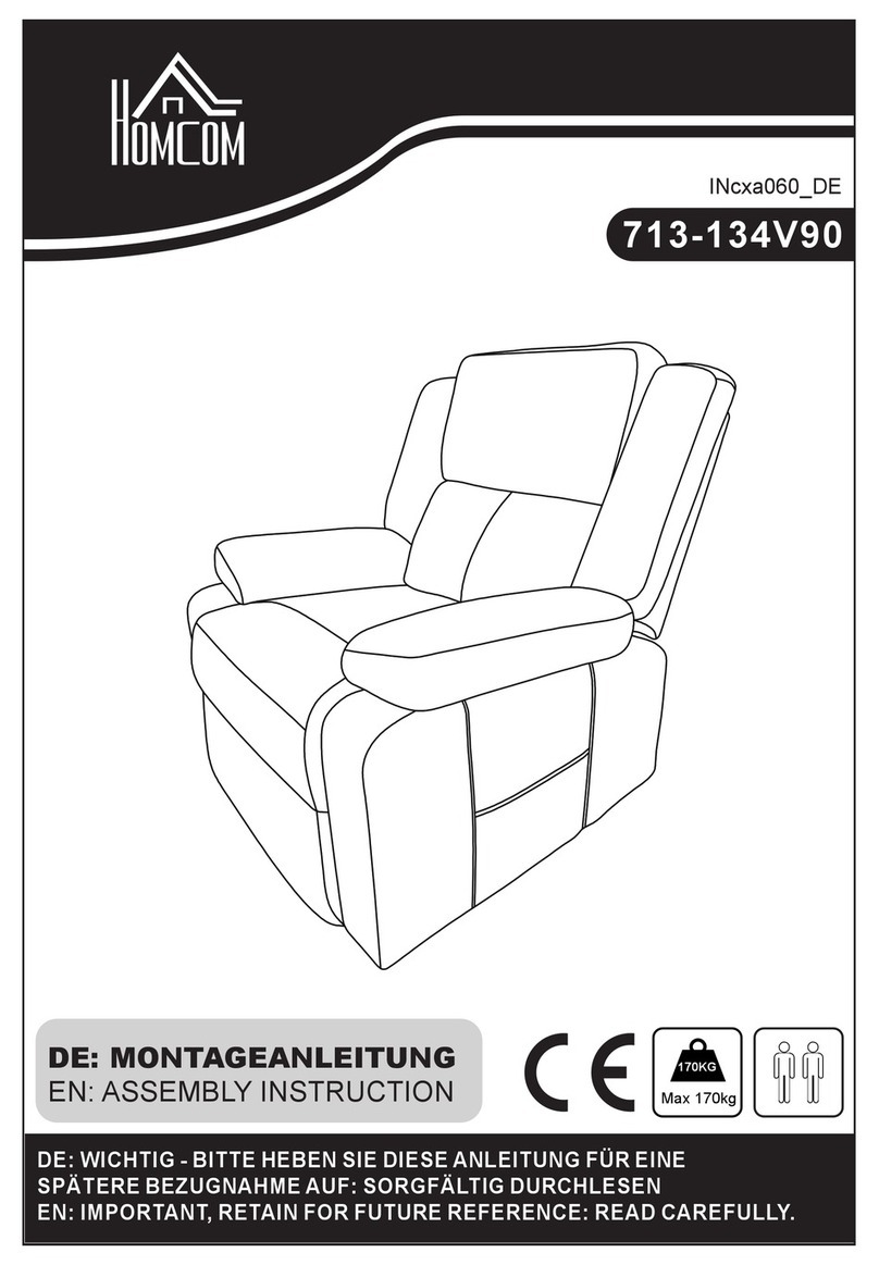 HOMCOM 713-134V90 Assembly instruction