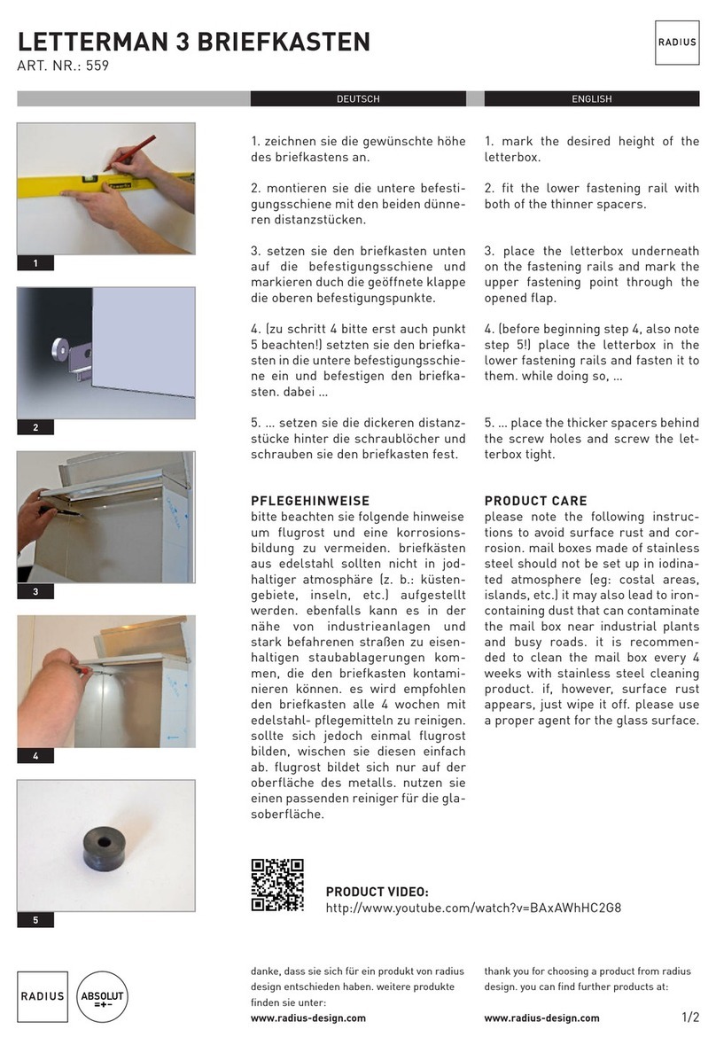 Radius LETTERMAN 3 manual