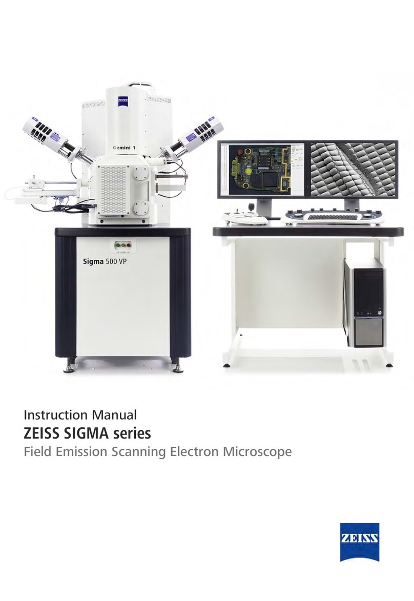 Zeiss SIGMA Series User manual