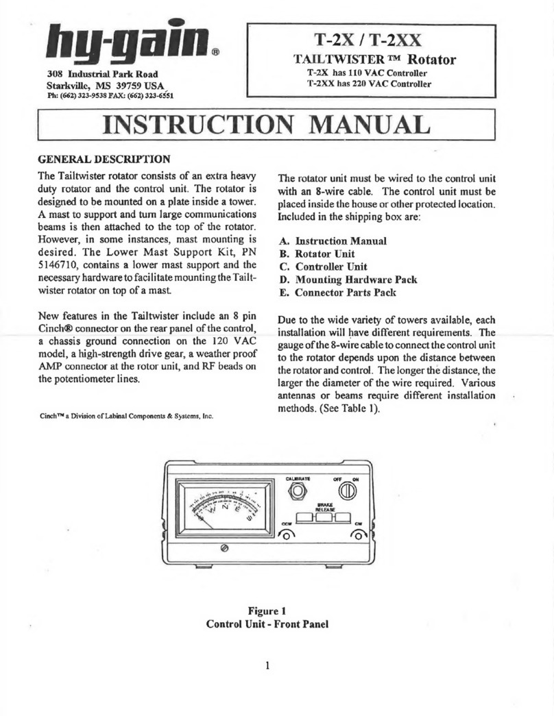 Hy-Gain TAILTWISTER T-2X instruction manual