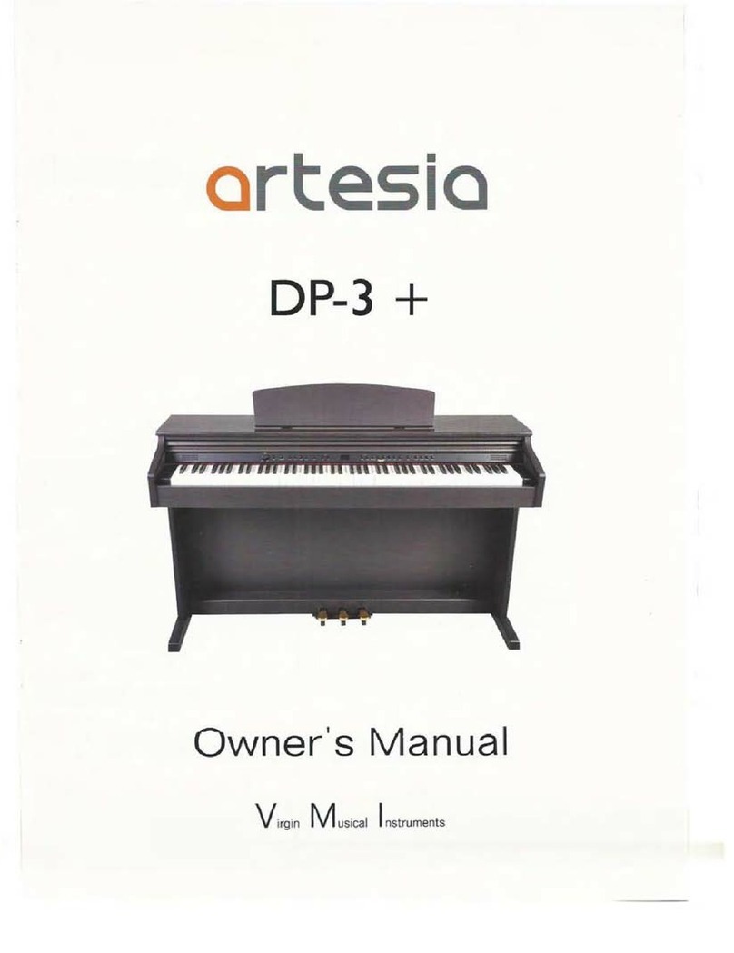Artesia DP-3+ owner's manual