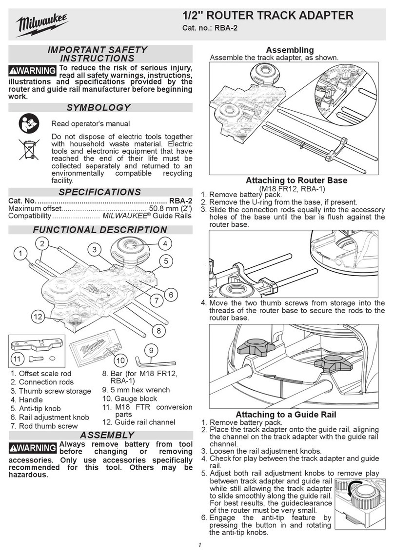 Milwaukee RBA-2 manual