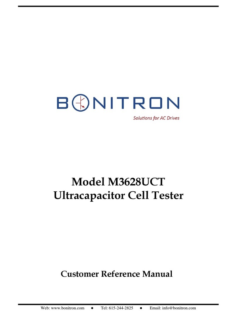 bonitron M3628UCT Customer Reference Manual