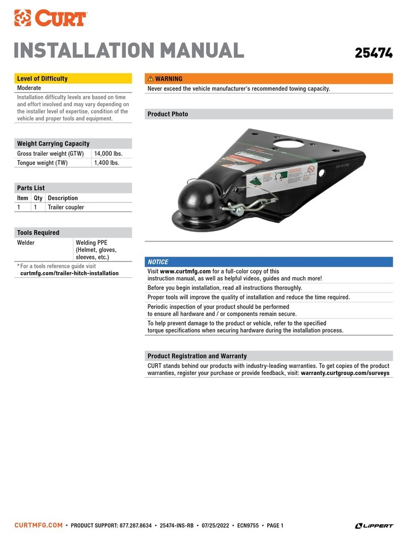 curt 25474 User manual