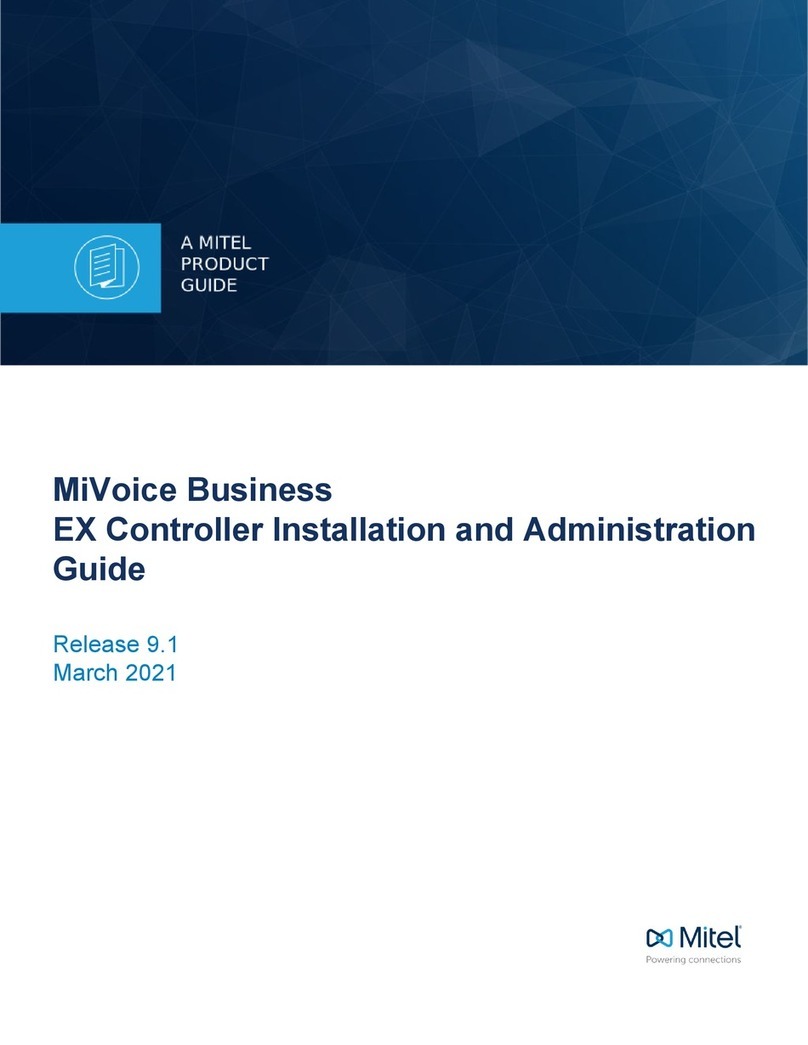 Mitel MiVoice Business EX Controller Instruction Manual