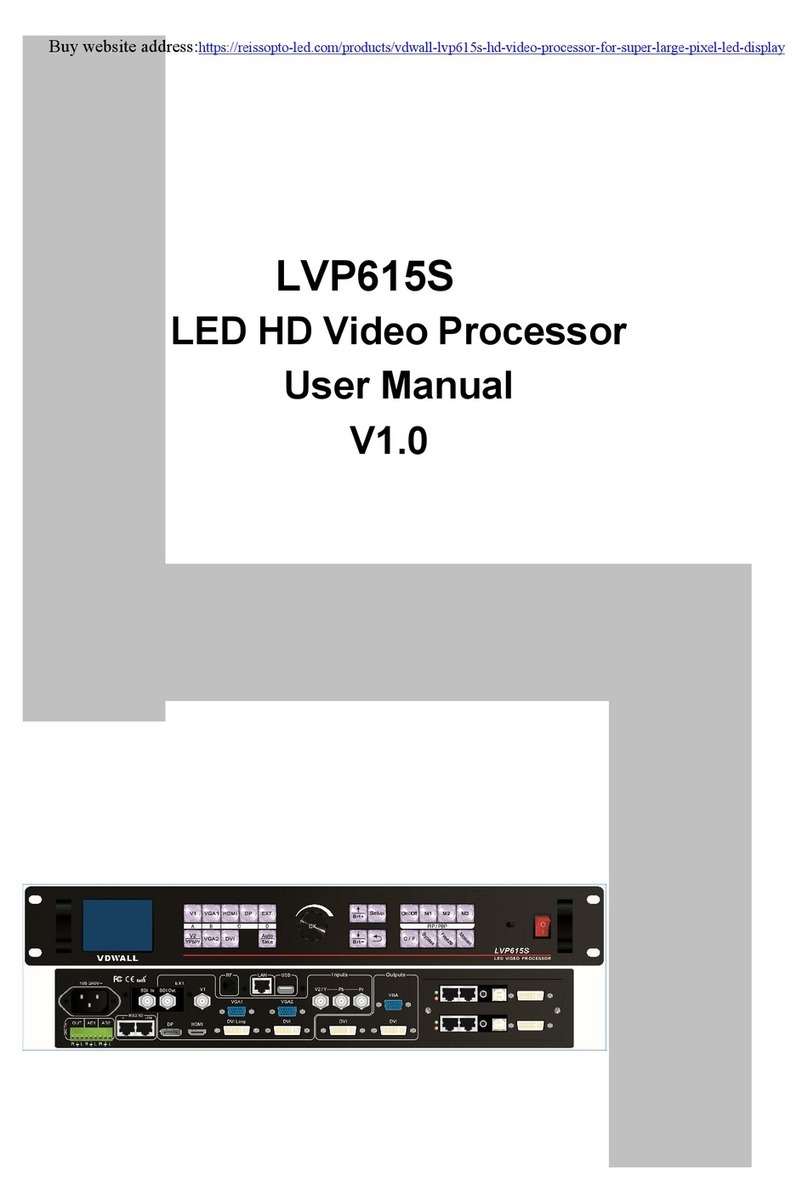 Vdwall LVP615S user manual