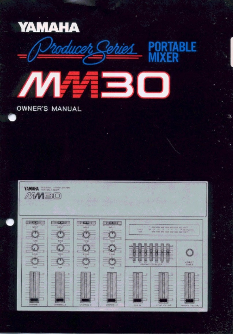 Yamaha MM30 User manual