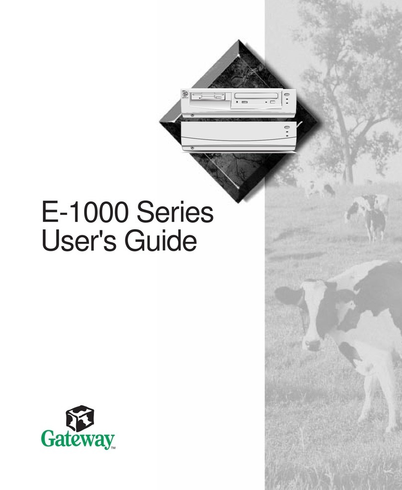 Gateway E-1000 Series User manual