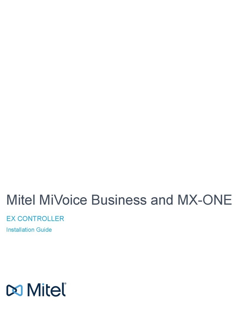 Mitel MiVoice Business EX Controller installation guide