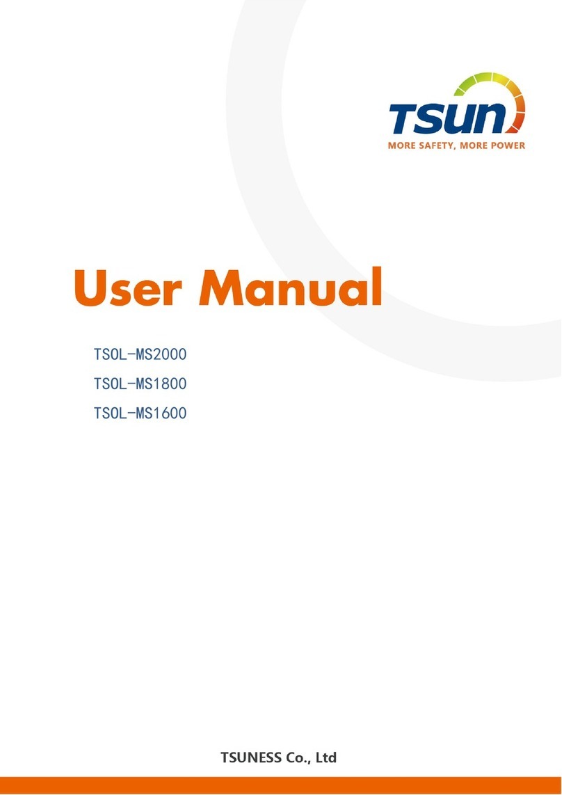 Tsun TSOL-MS2000 User manual