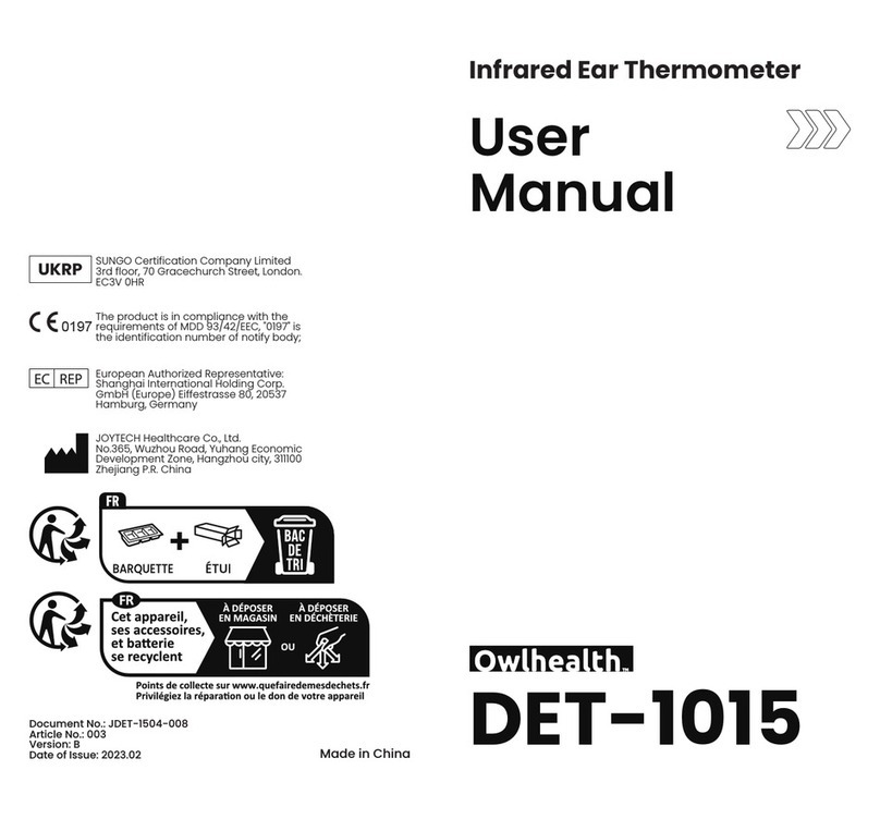 JOYTECH Owlhealth DET-1015 user manual