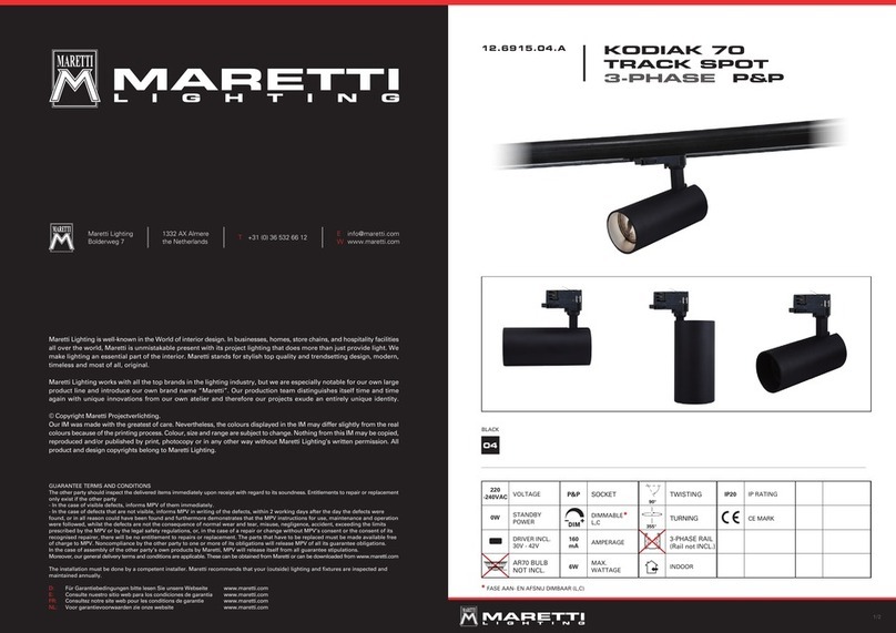 Maretti KODIAK 70 instruction manual