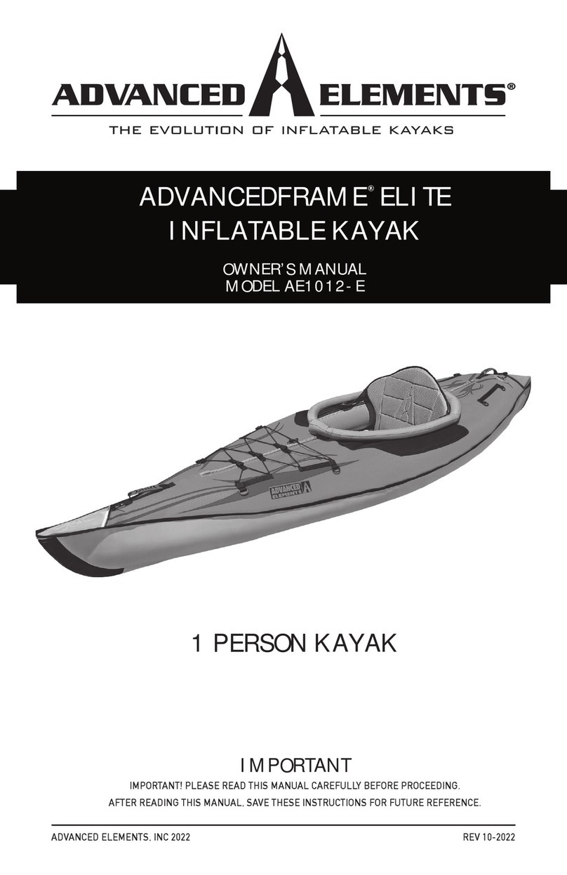 Advanced Elements ADVANCEDFRAME ELITE User manual