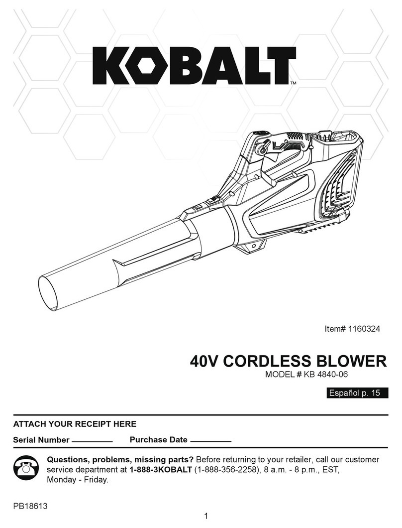 Kobalt KB 4840-06 User manual Kobalt KB 4840-06 User manual