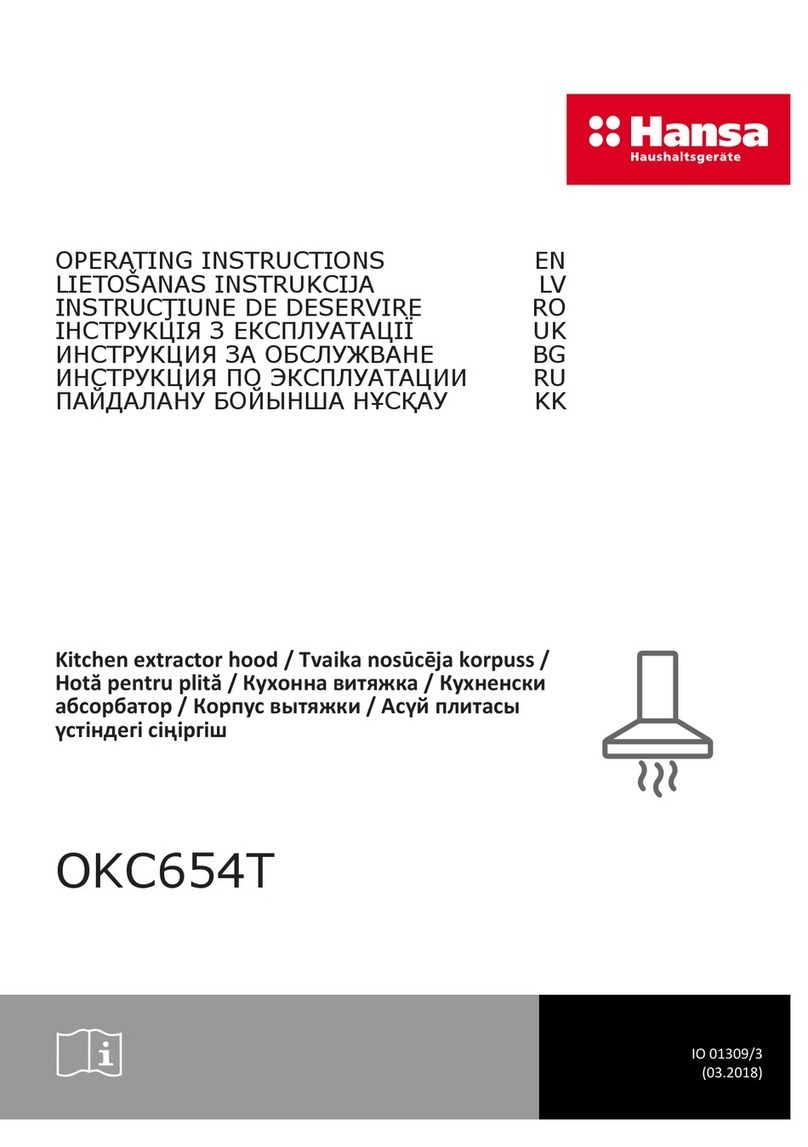 Hansa OKC654T User manual