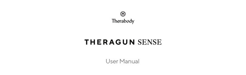 Therabody THERAGUN SENSE User manual Therabody THERAGUN SENSE User manual
