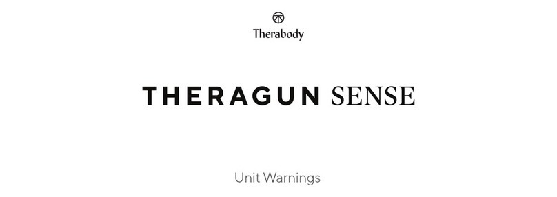 Therabody THERAGUN SENSE User manual
