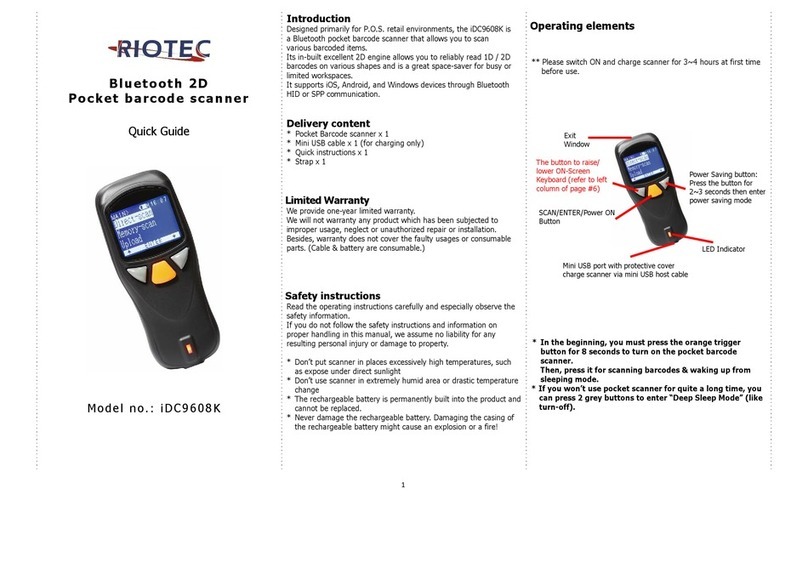 RIOTEC iDC9608K User manual