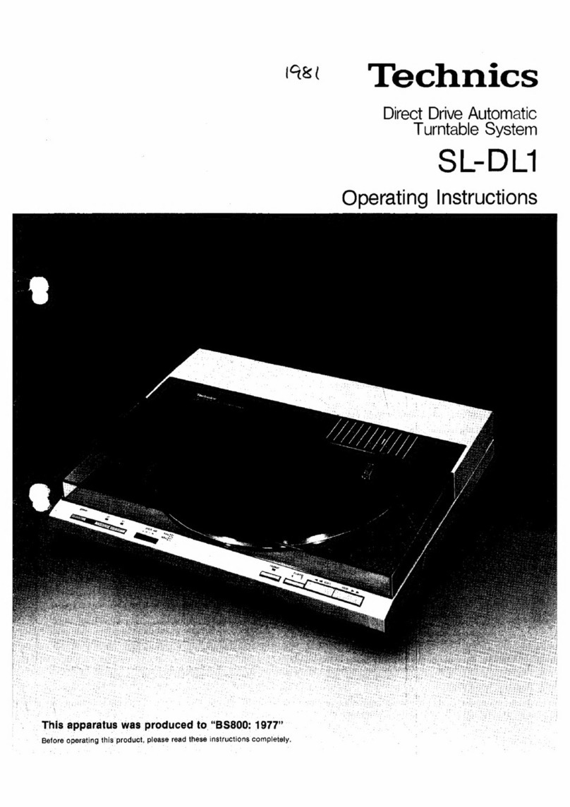 Technics SL-DL1 operating instructions