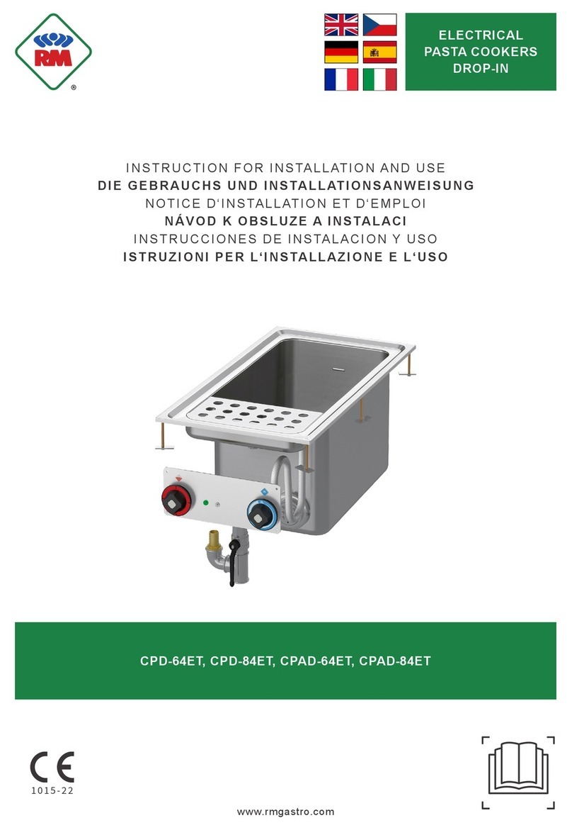 RM CPD-64ET Instructions for installation and use