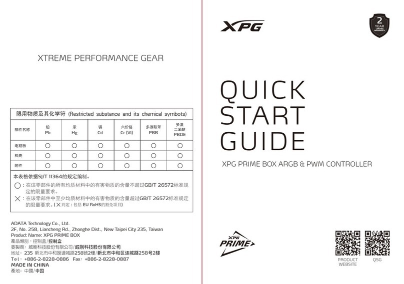 XPG PRIME BOX manual