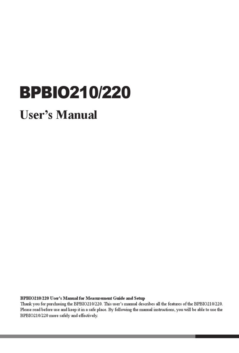 inbody BPBIO210 User manual
