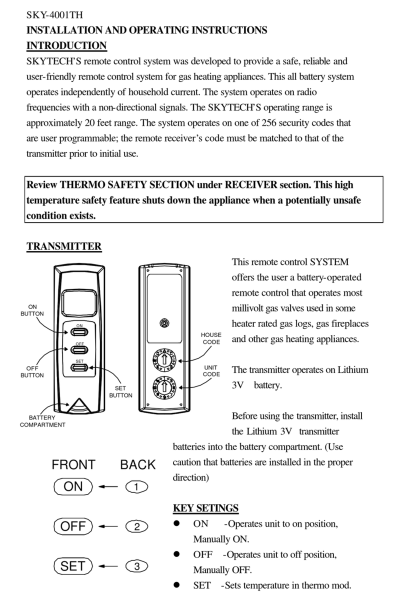 Skytech SKY-4001TH User manual