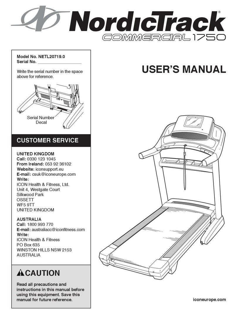 ICON Health & Fitness NETL20719.0 user manual