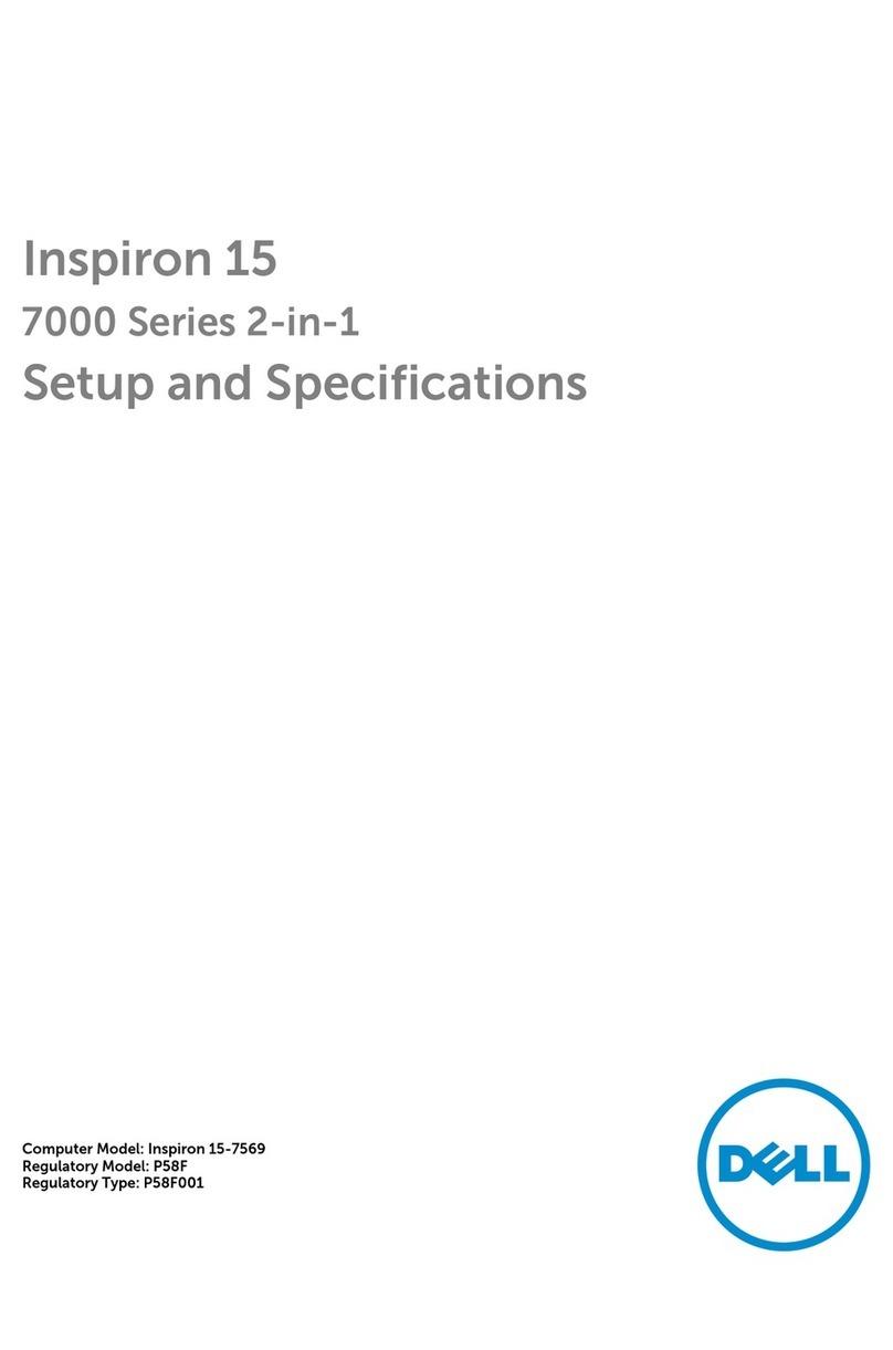 Dell Inspiron 15-7569 Operation and maintenance manual