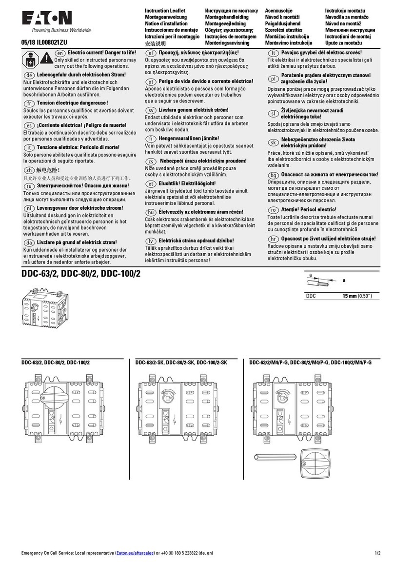 Eaton DDC-63/2 Manual