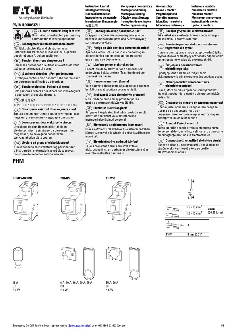 Eaton PHM25-16FUSE Manual