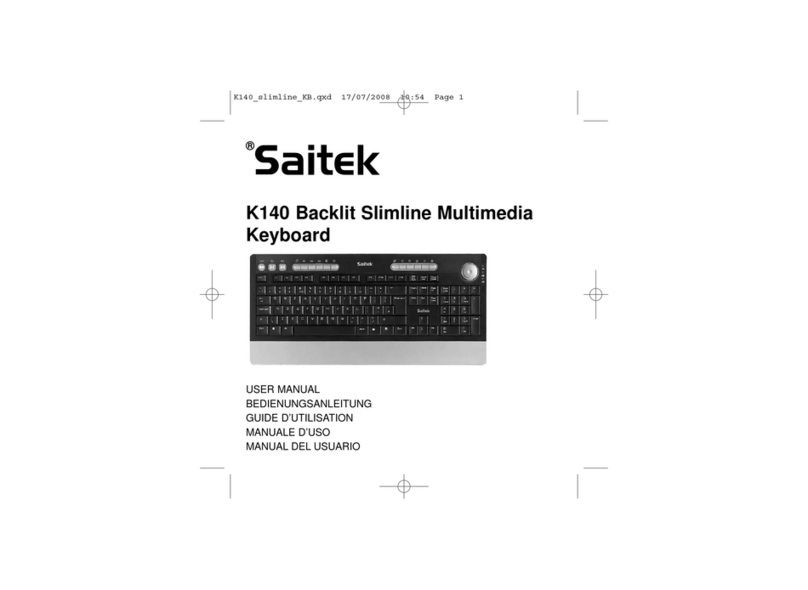 Saitek K140 user manual