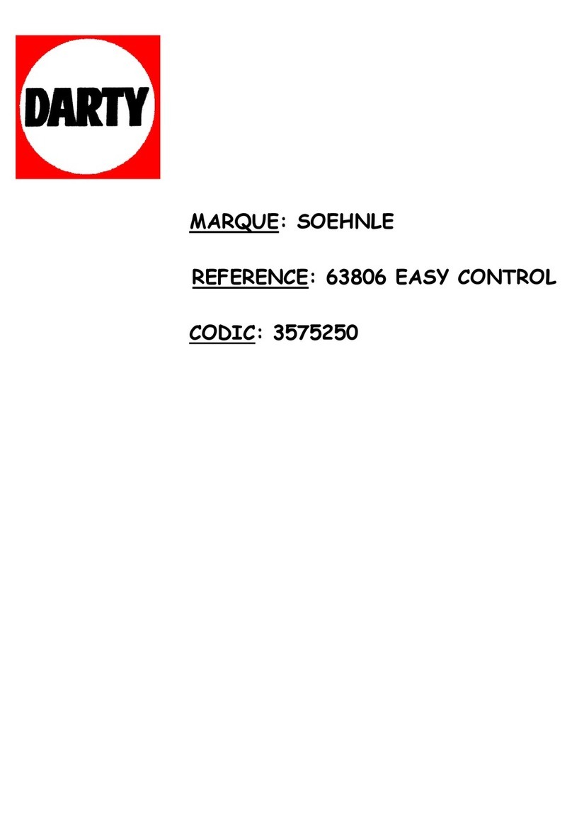 Soehnle 63806 EASY CONTROL User manual