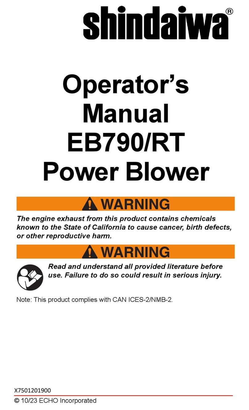 Shindaiwa EB790/RT Operator's manual