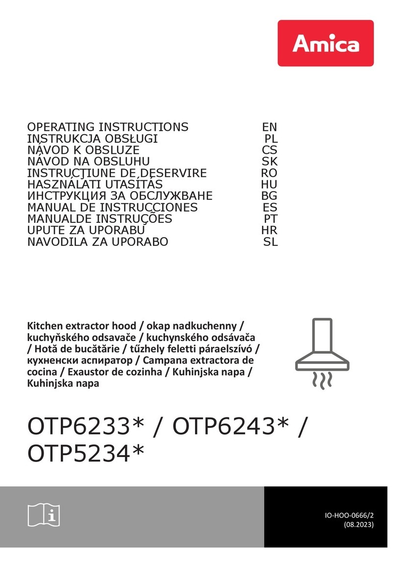 Amica OTP6233 Series User manual