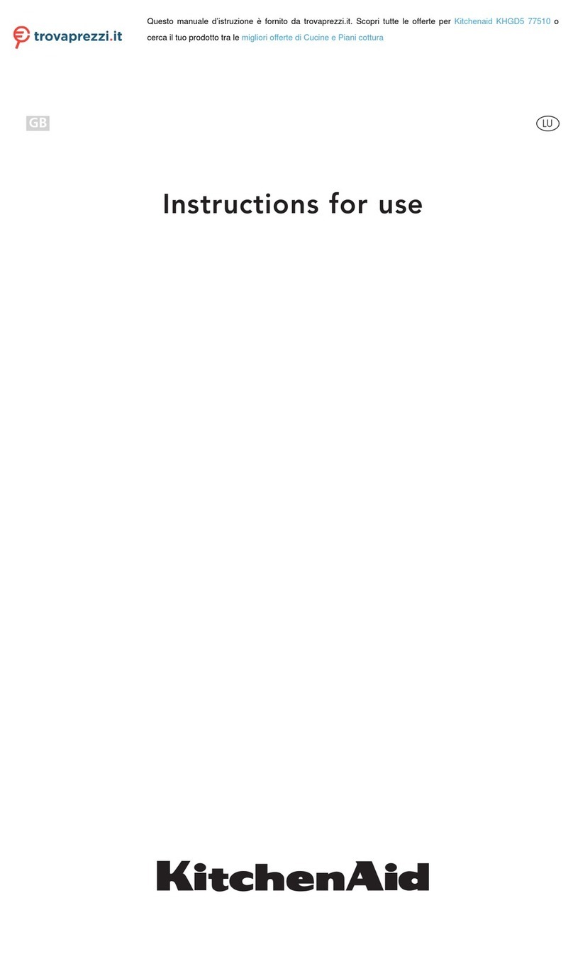 KitchenAid KHGD5 77510 User manual