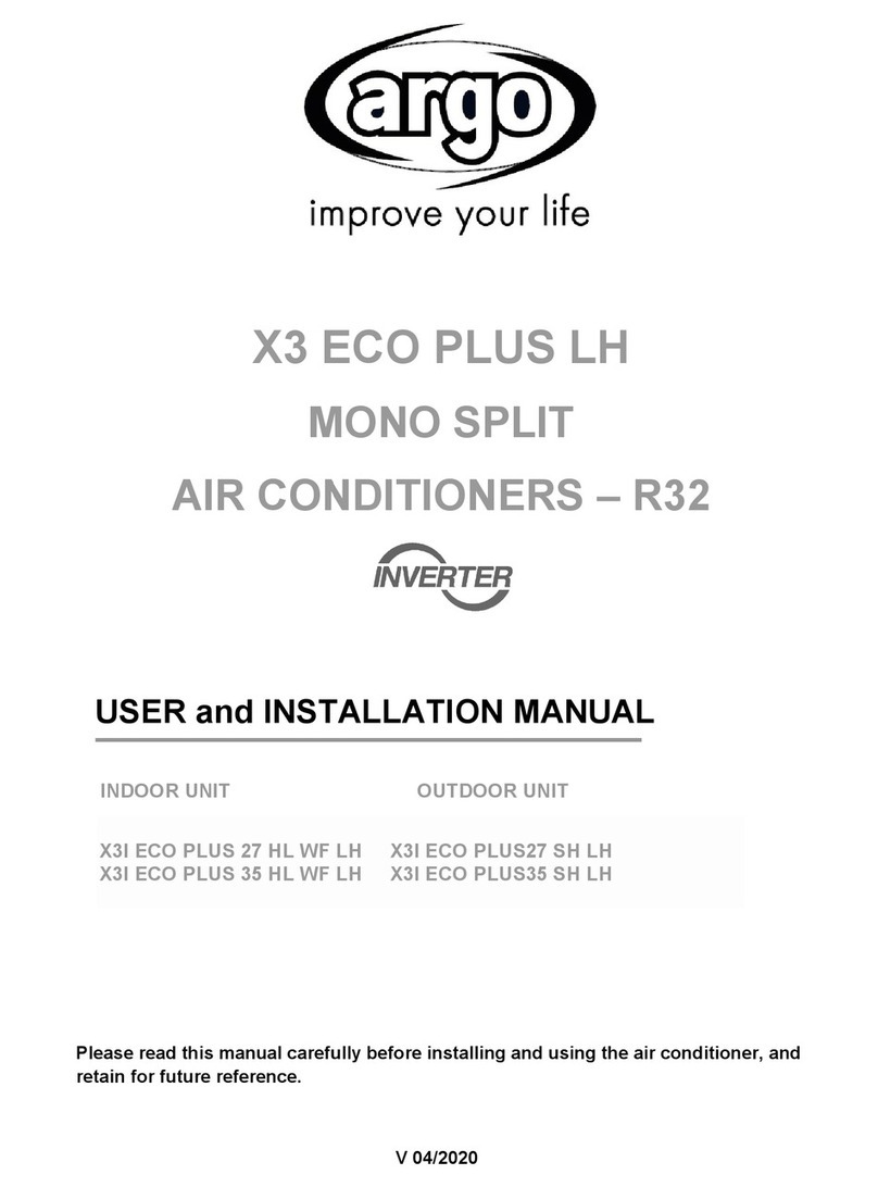 Argo X3I ECO PLUS27 SH LH Operating manual Argo X3I ECO PLUS27 SH LH Operating manual