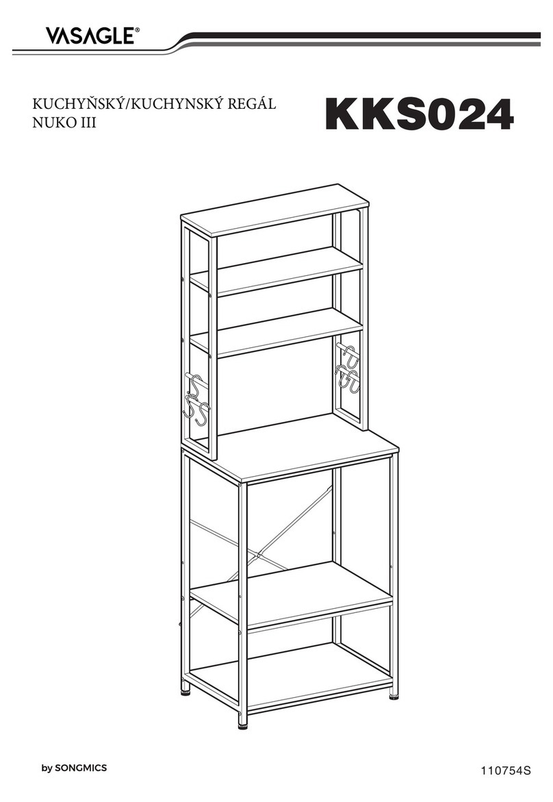 Songmics VASAGLE NUKO III KKS024 manual Songmics VASAGLE NUKO III KKS024 manual