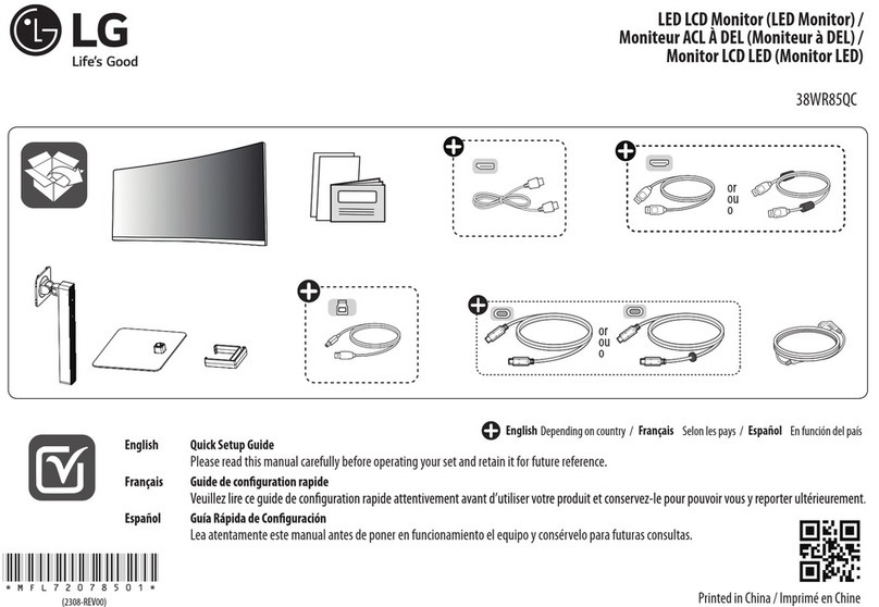 LG 38WR85QC User manual