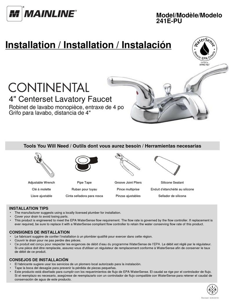 MAINLINE CONTINENTAL 241E-PU User manual MAINLINE CONTINENTAL 241E-PU User manual