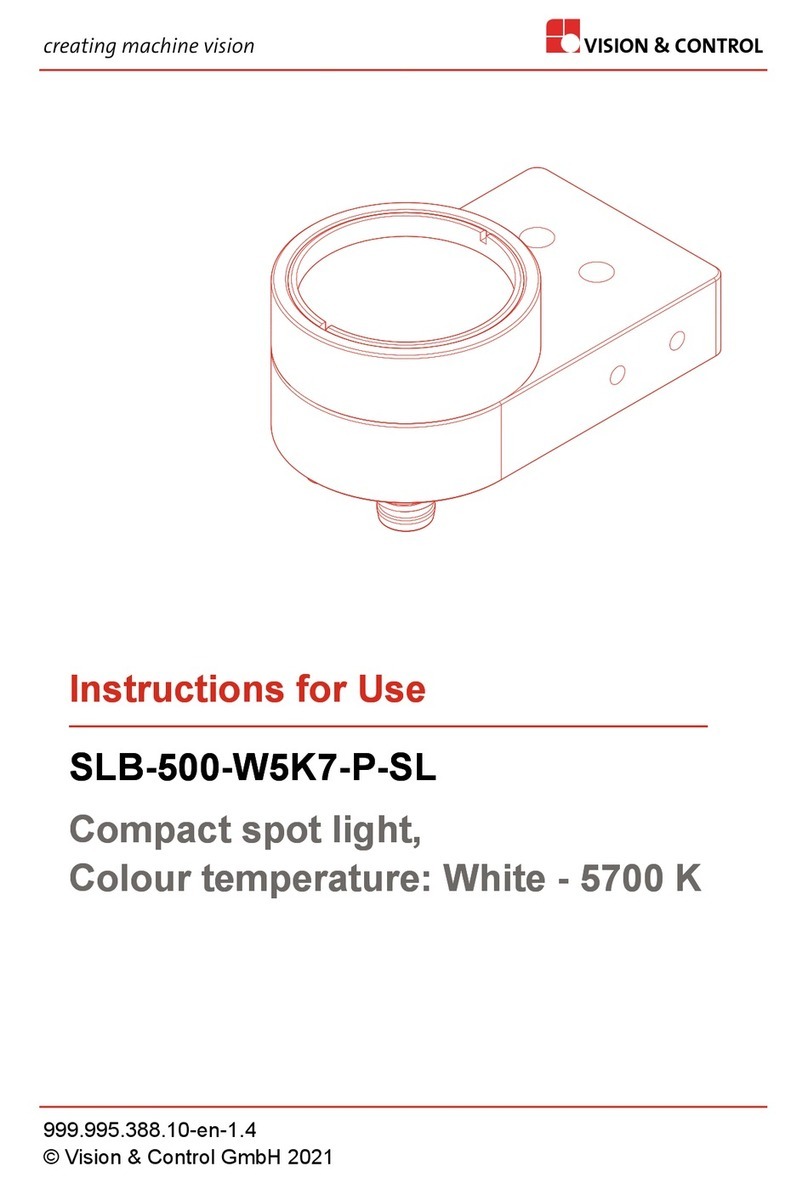 Vision & Control SLB-500-W5K7-P-SL User manual